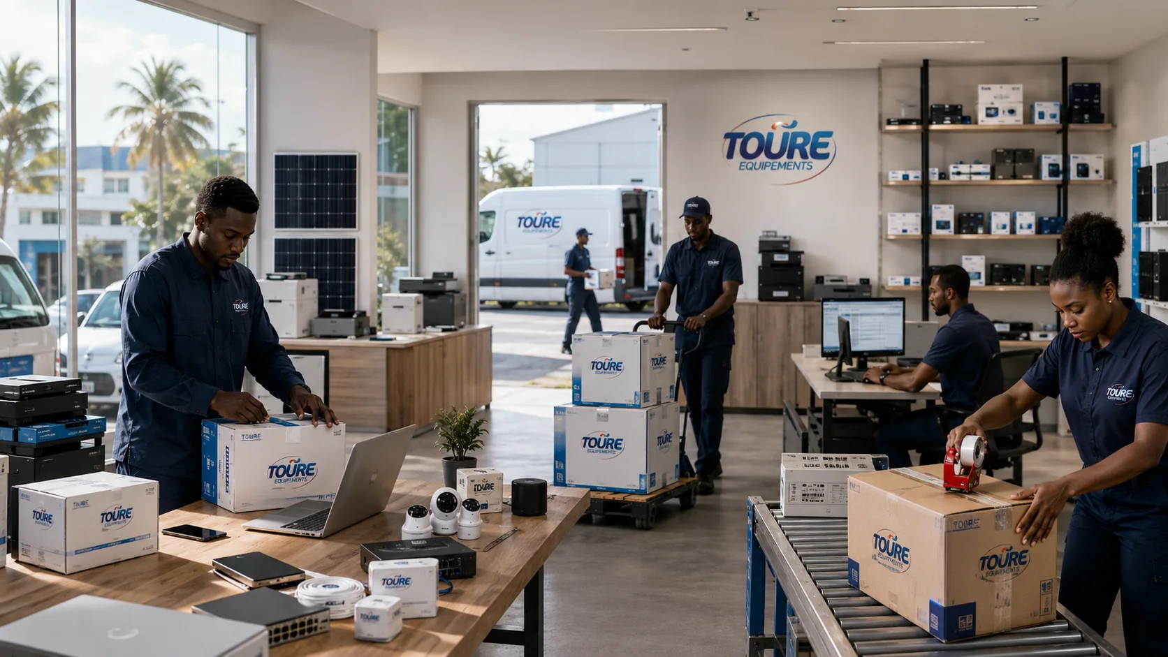 Équipe logistique TOURE EQUIPEMENTS