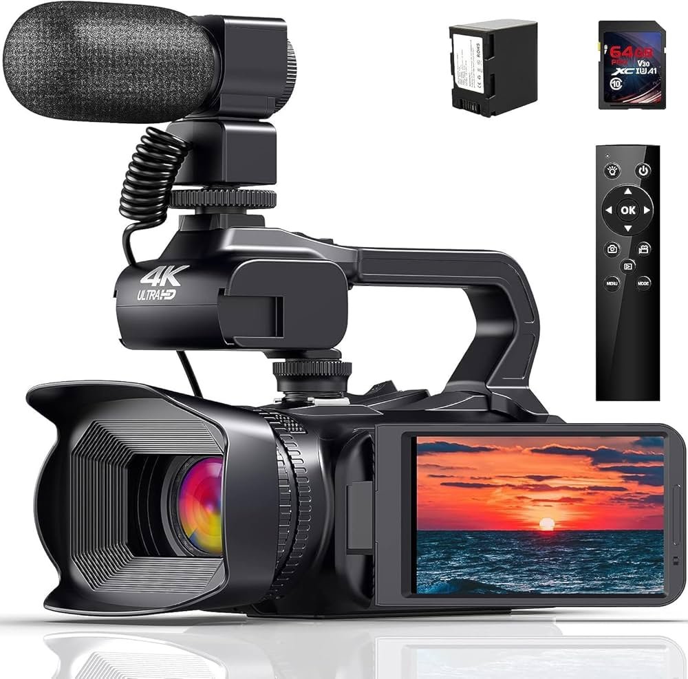 Caméra vidéo 4K